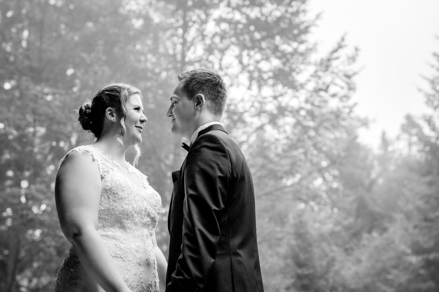 Regen am Hochzeitstag ist kein Problem