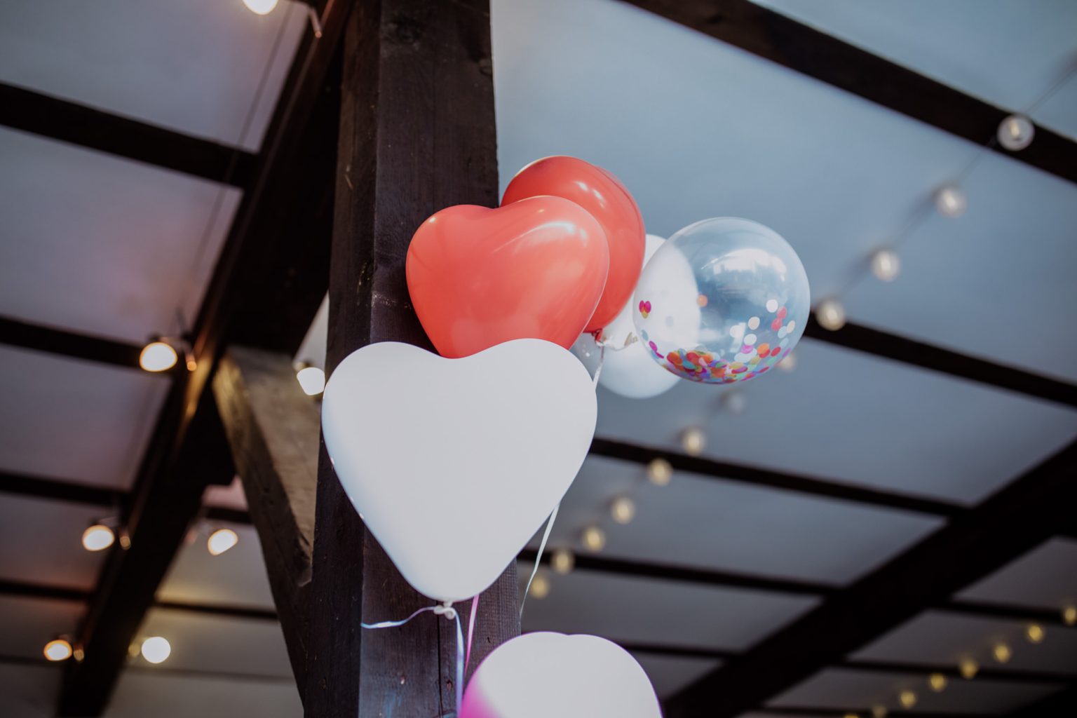 Luftballon Deko bei einer Hochzeit