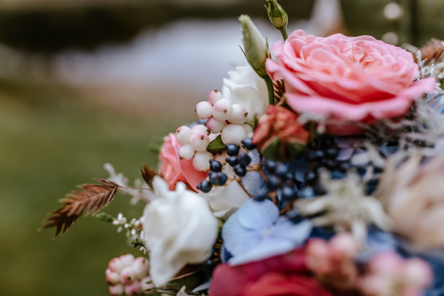 Detailfotos vom Brautstrauß