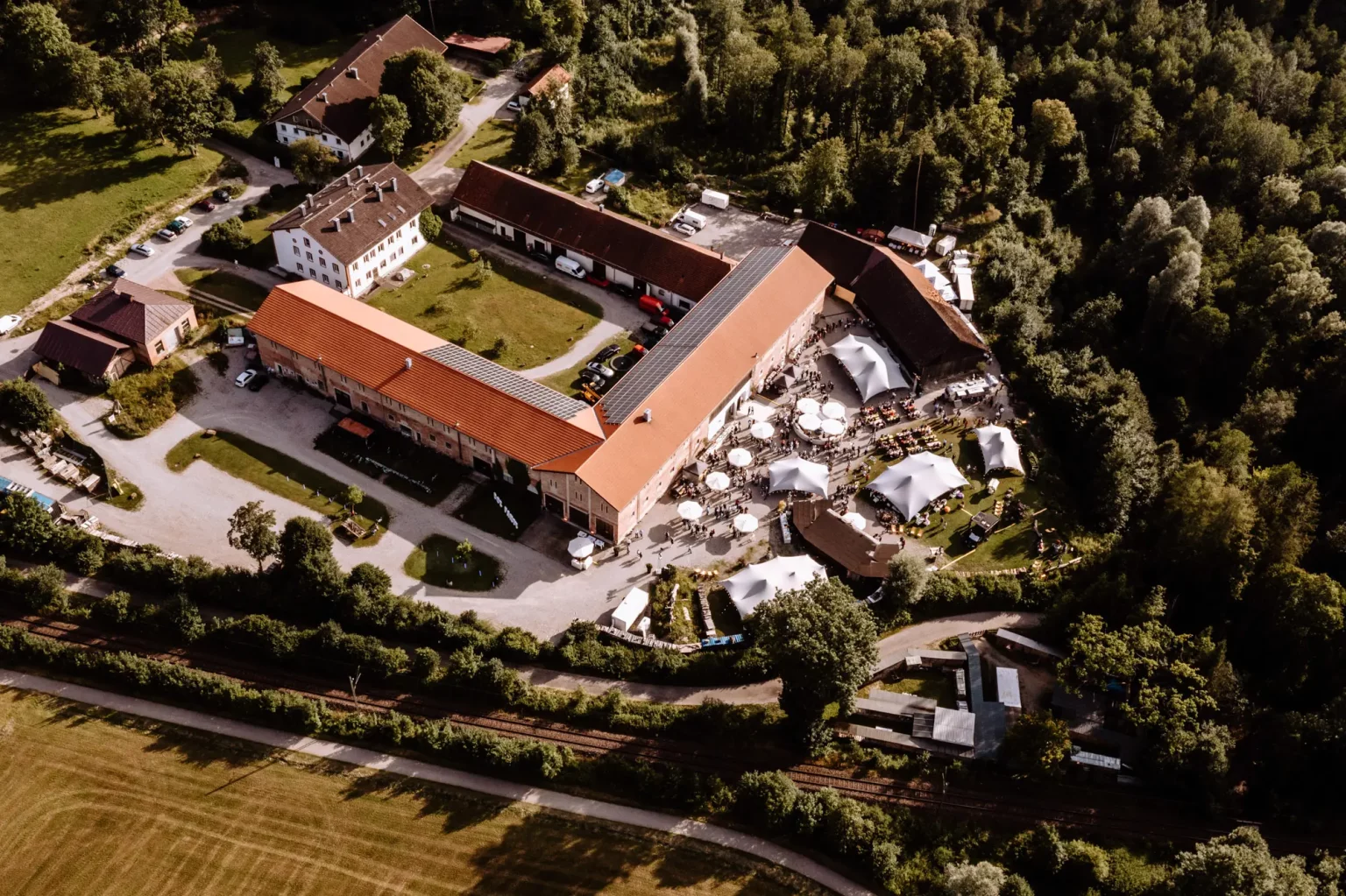 Firmenevent bei Penzberg - Locationfotos