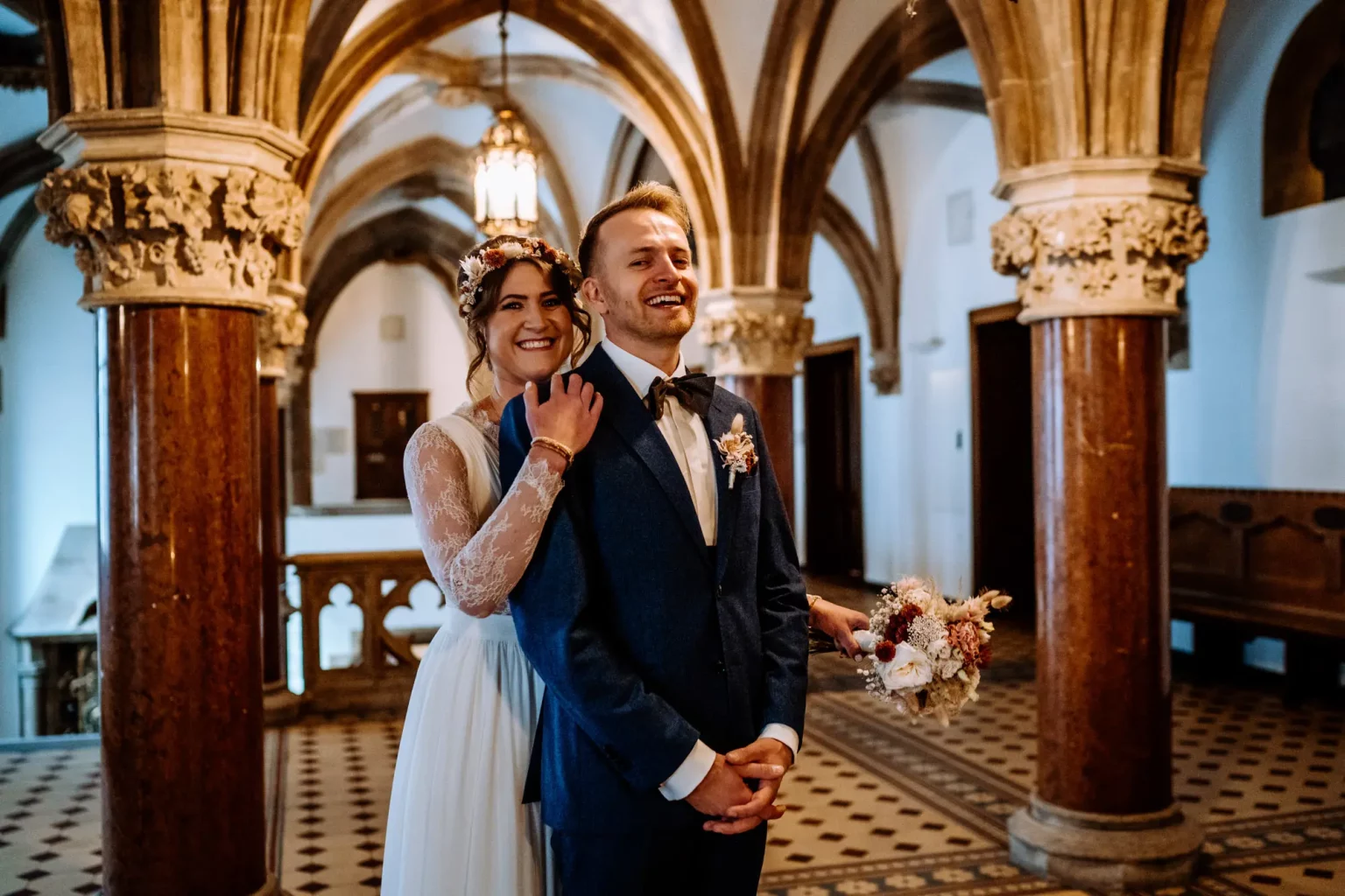 First Look Fotos im Rathaus in München