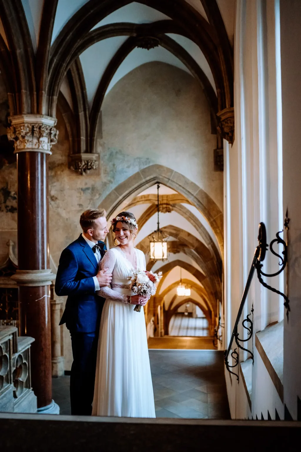 Hochzeitsfotos im Rathaus in München