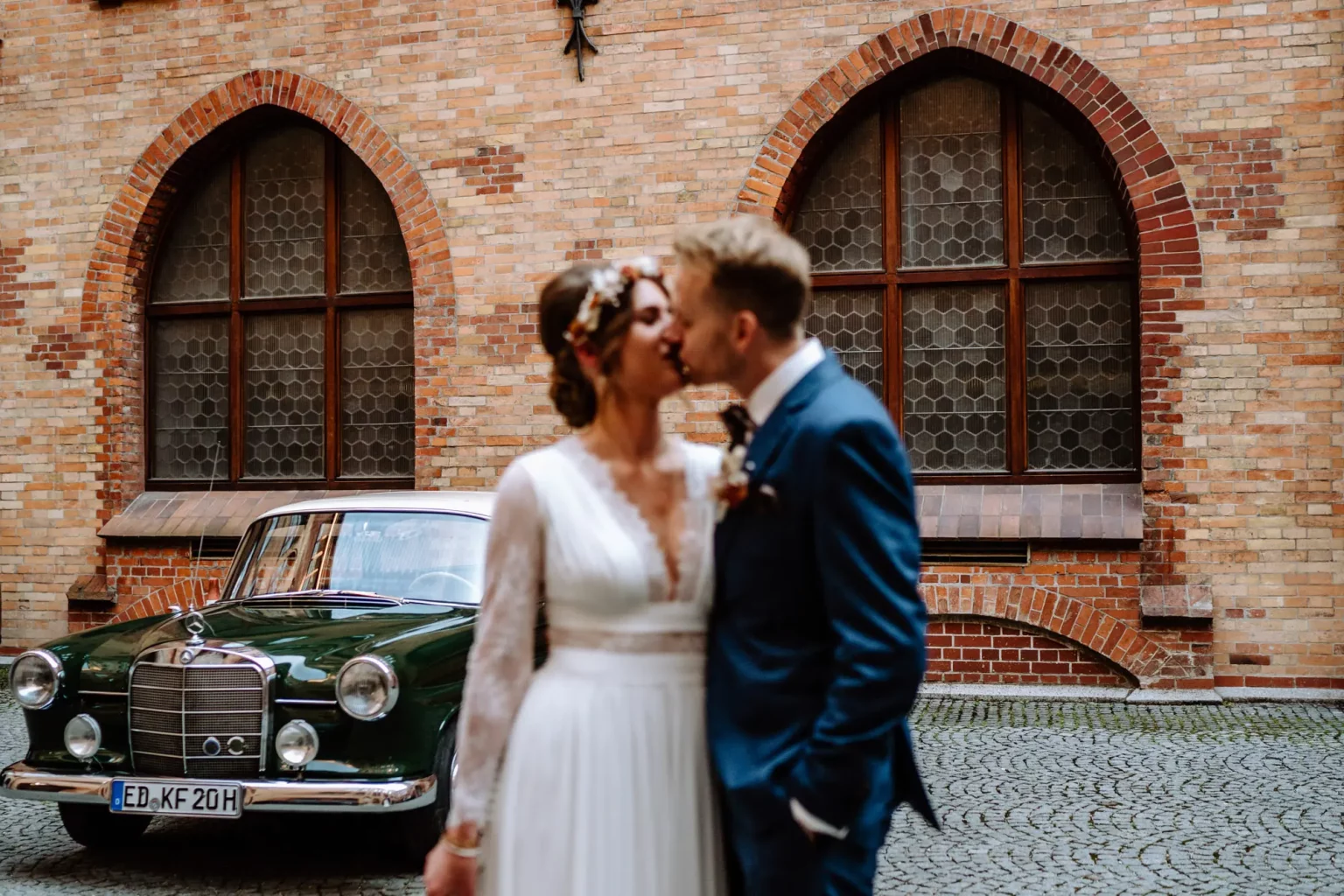 Hochzeitsfeier im Hof vom Rathaus München