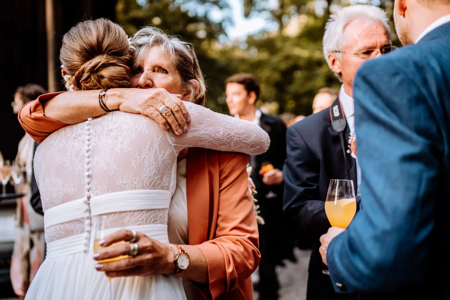 Hochzeitsfeier im Englischen Garten in München