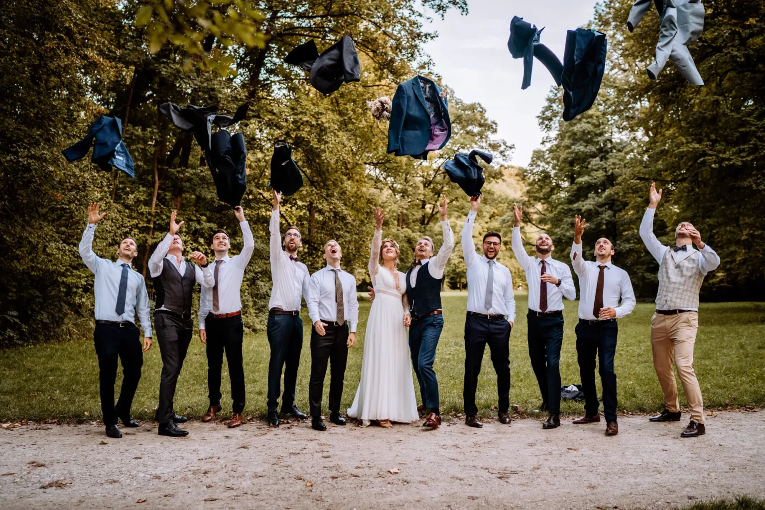 Hochzeitsfotos im Englischen Garten