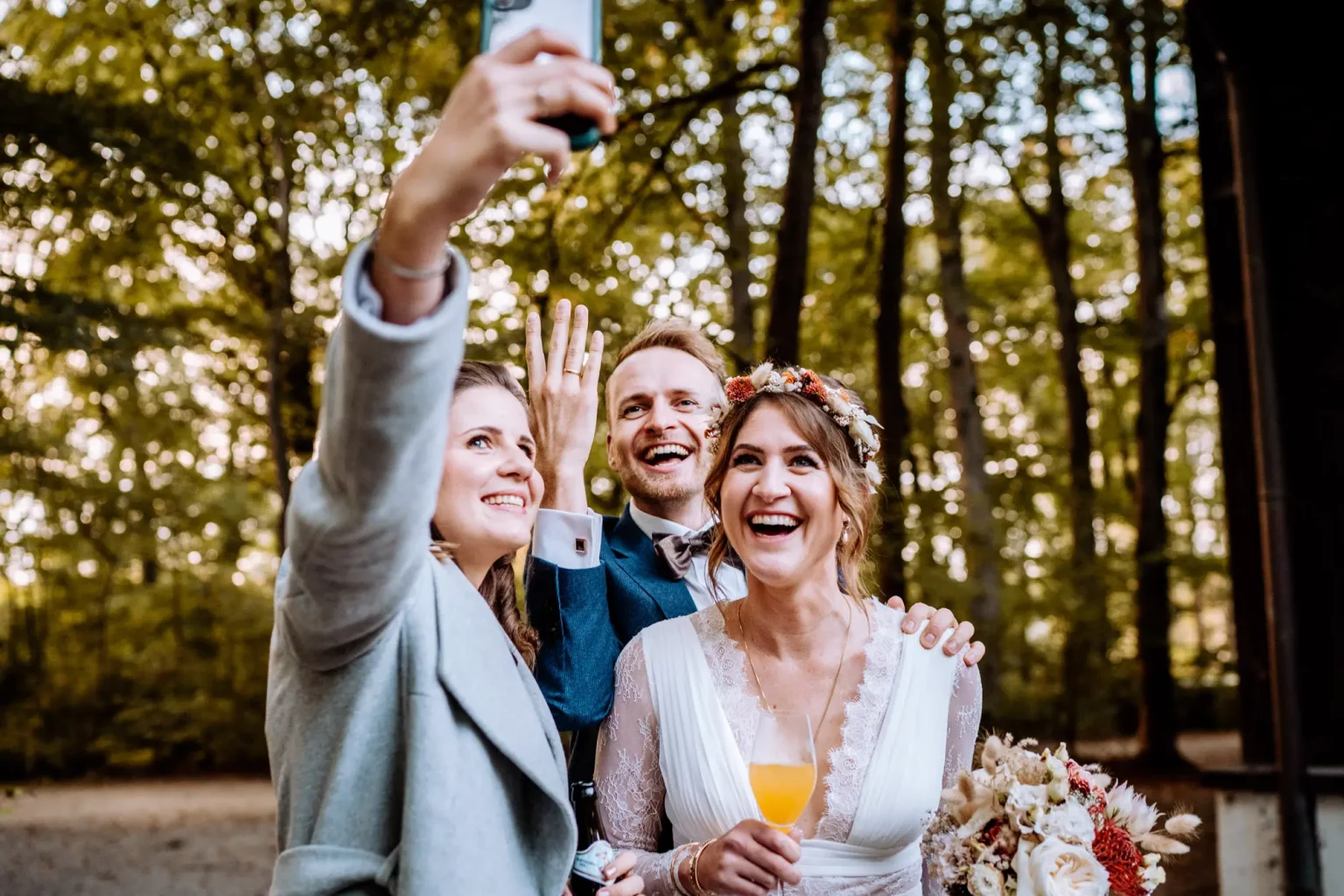 Authentische Hochzeitsreportage im Englischen Garten in München
