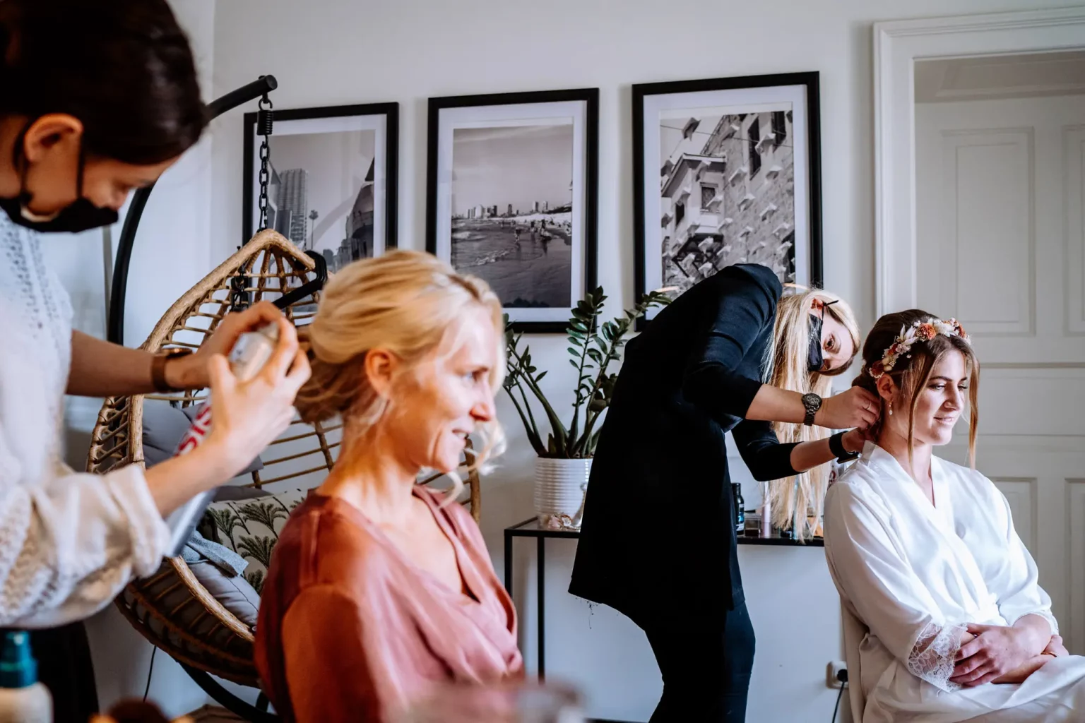 Getting Ready der Braut in München