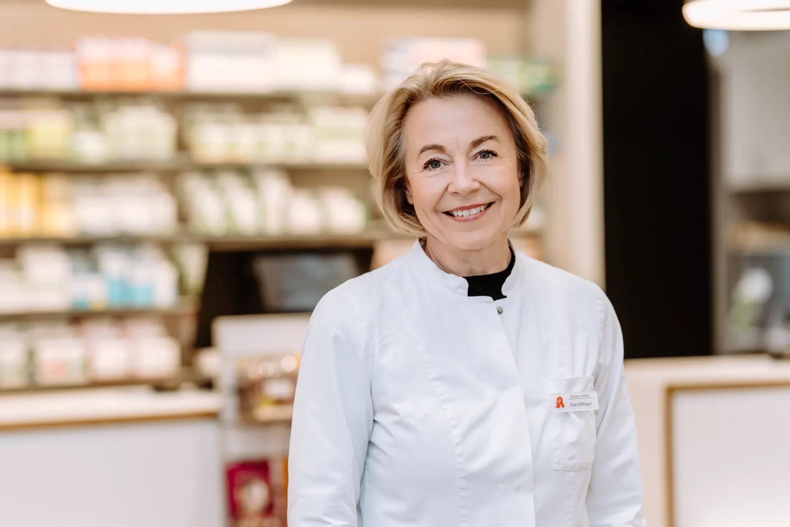 Mitarbeiter Fotos für eine Apotheke in Weilheim in der Nähe vom Starnberger See