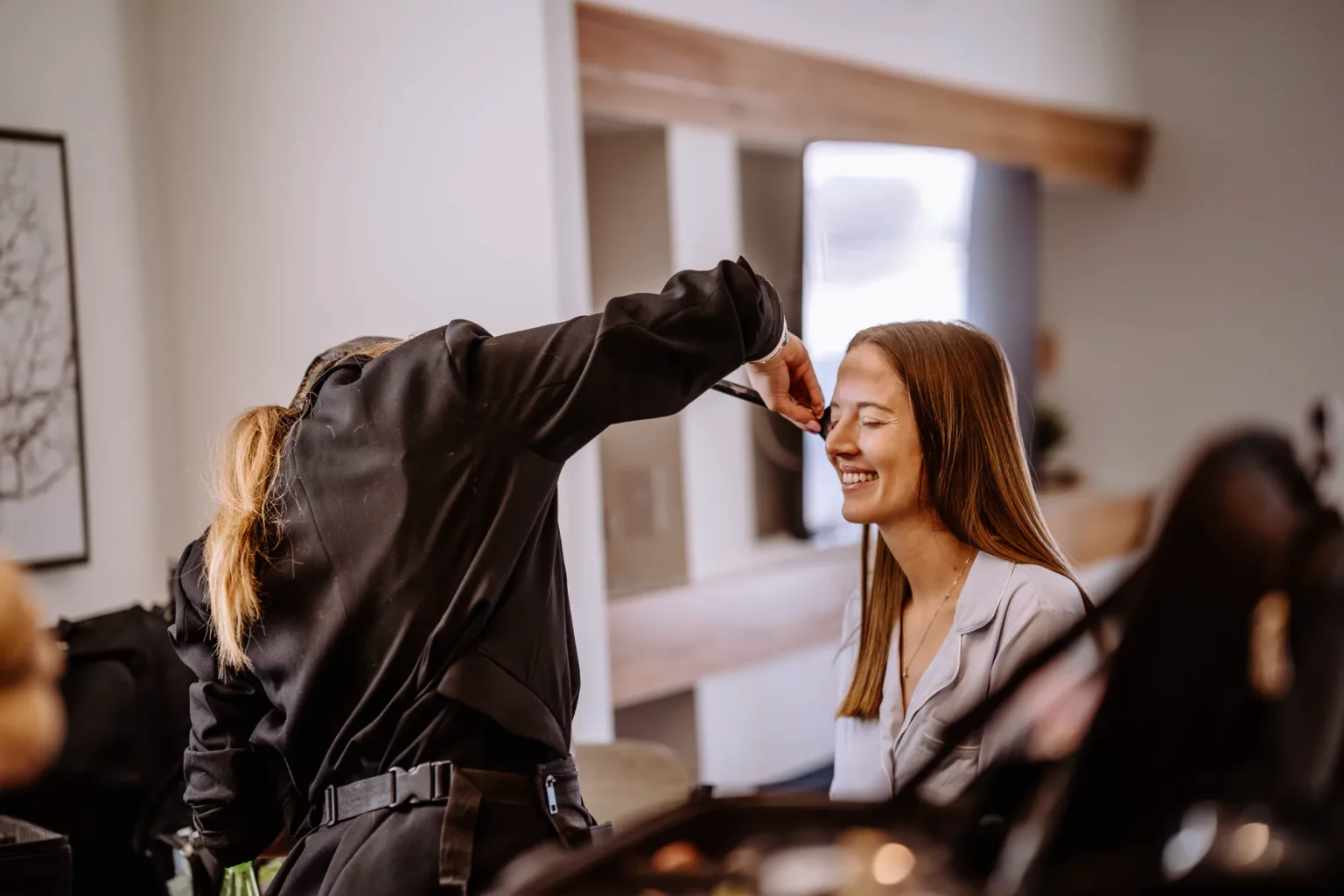Getting Ready der Braut in den Villas der Sun Outdoor Resorts in Colorado