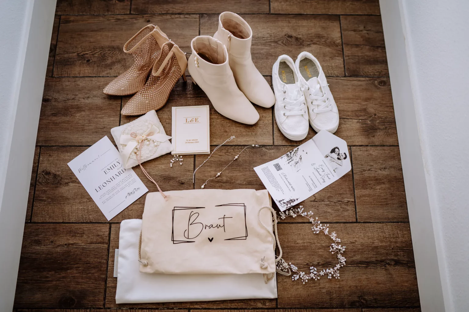 Detailfotos beim Getting Ready der Braut