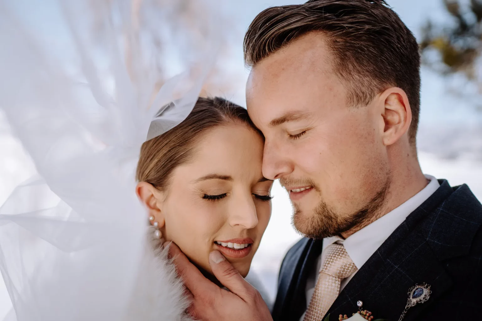 Traumhafte Stimmung bei der Hochzeit in der Nähe vom Lake Granby